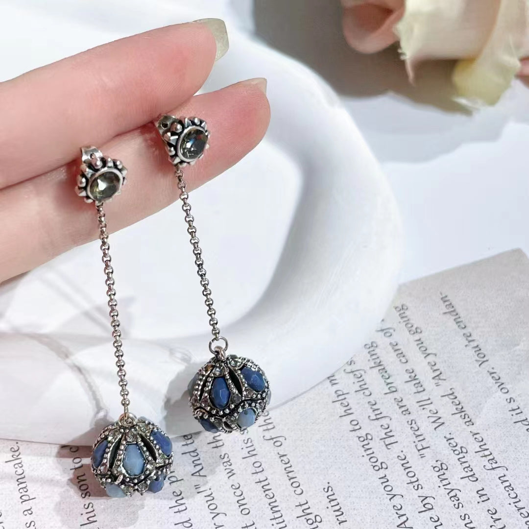 1002 S925 shelian handmade cool style earrings