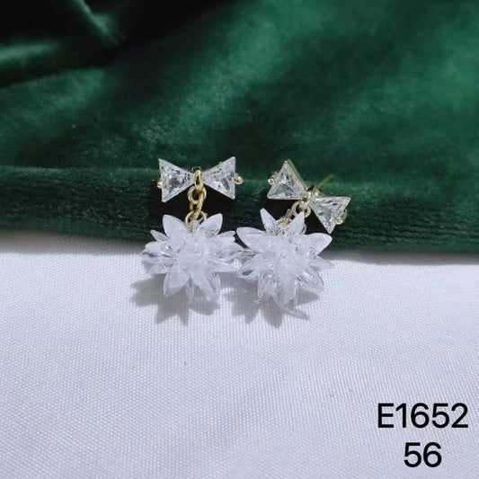 1012 S925 shelian handmade crystal earrings