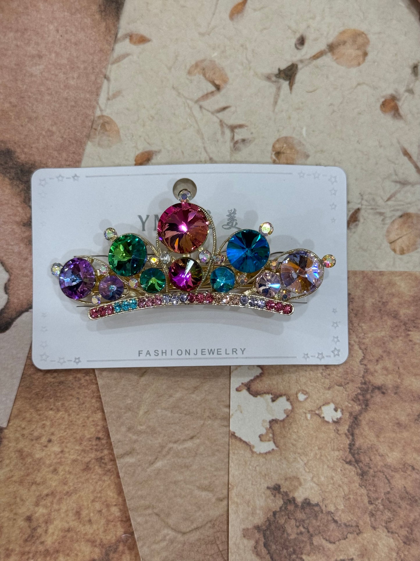 Crown Crystal hair clip