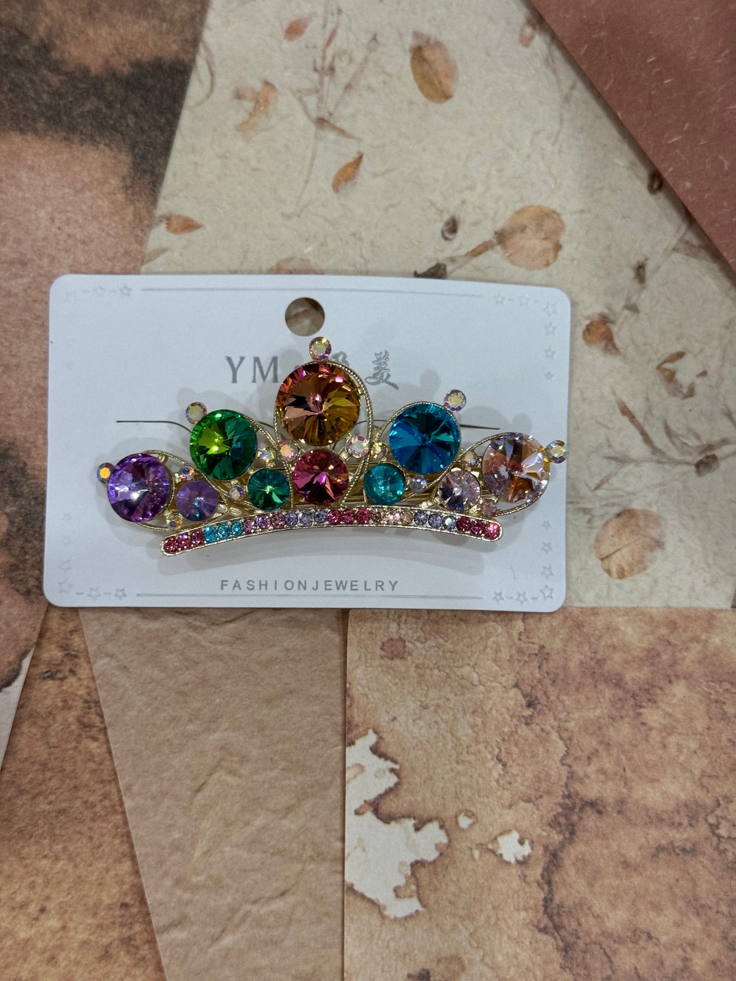 Crown Crystal hair clip