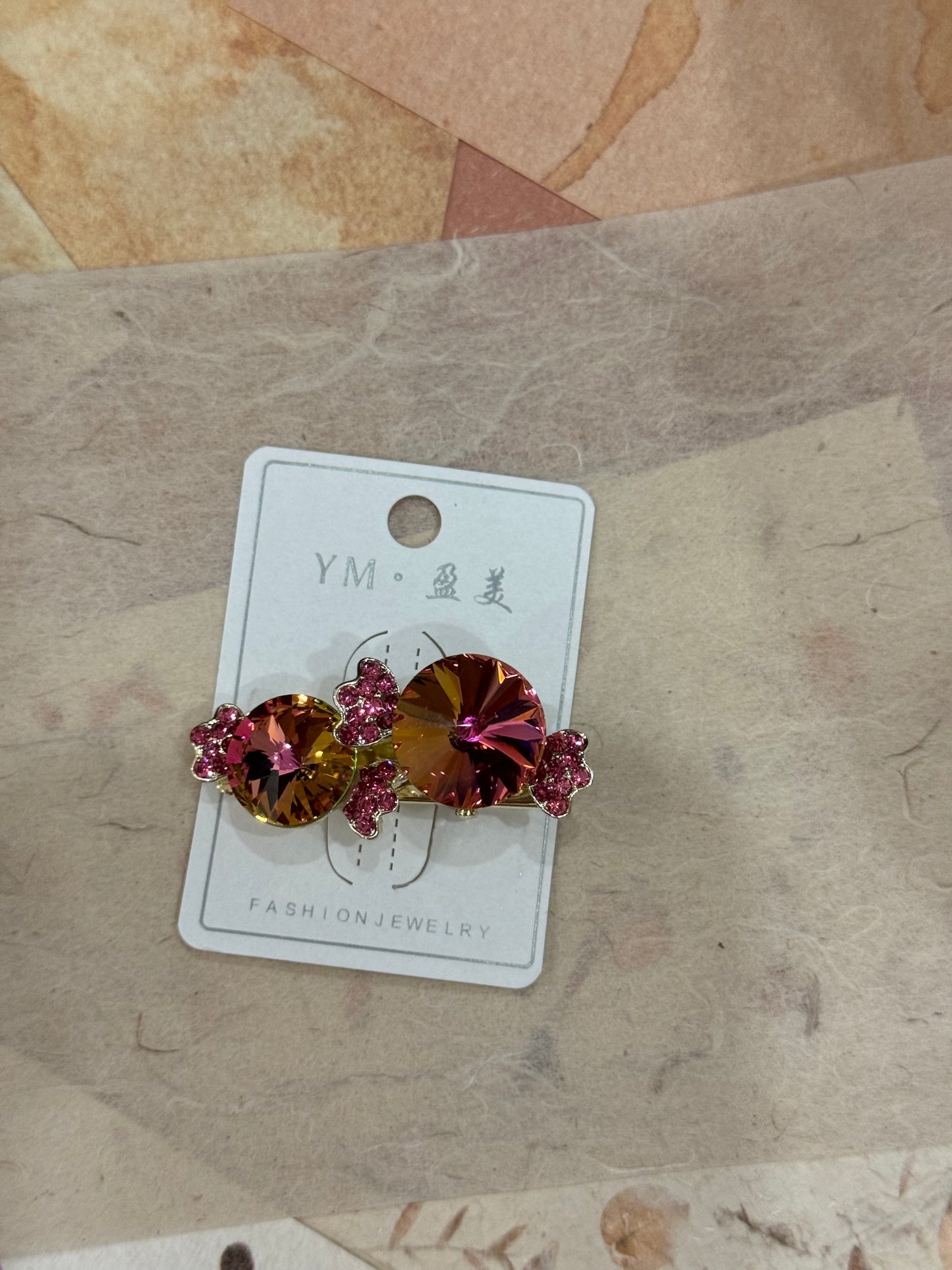 Candy Crystal hair clip