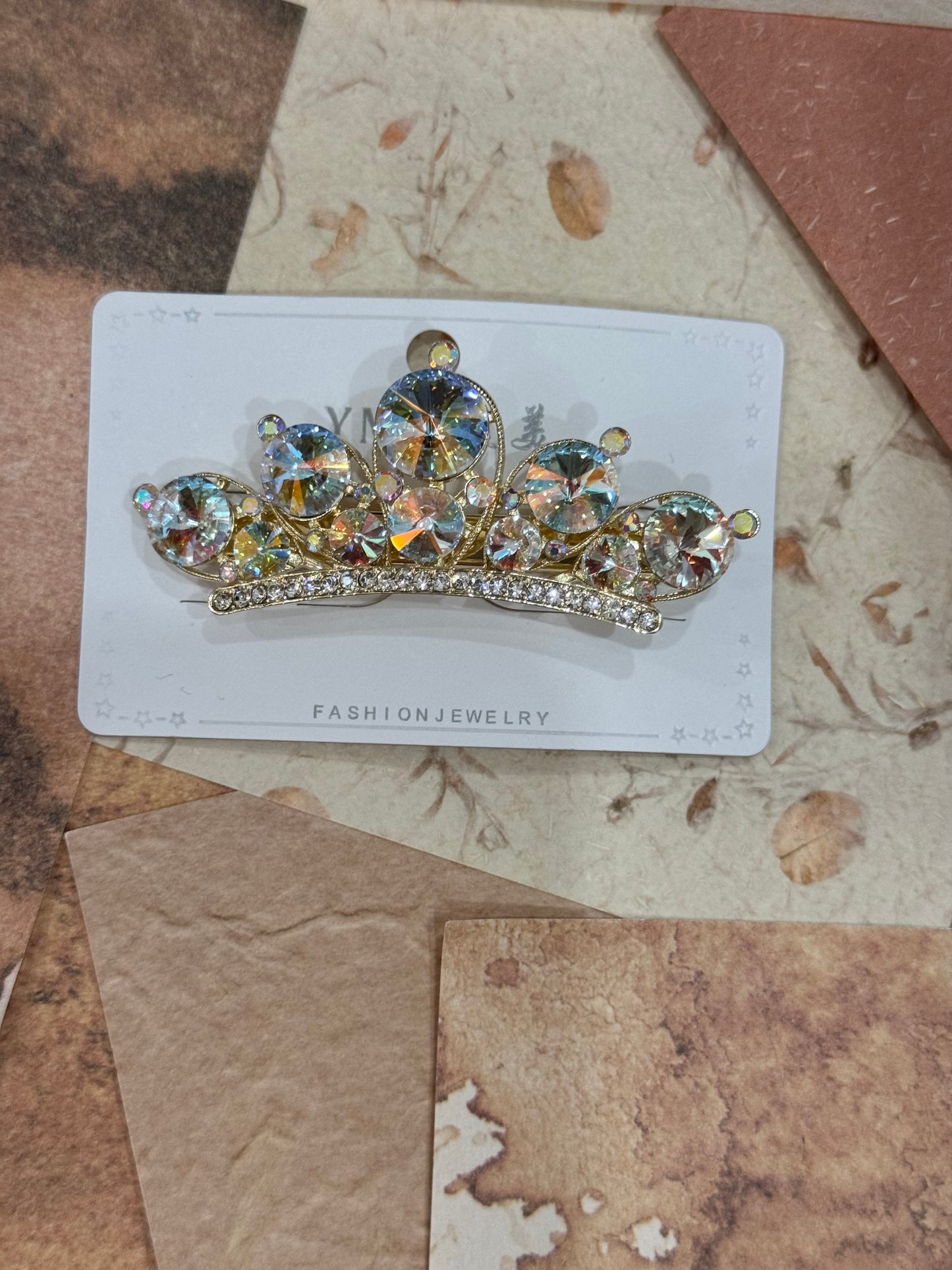 Crown Crystal hair clip