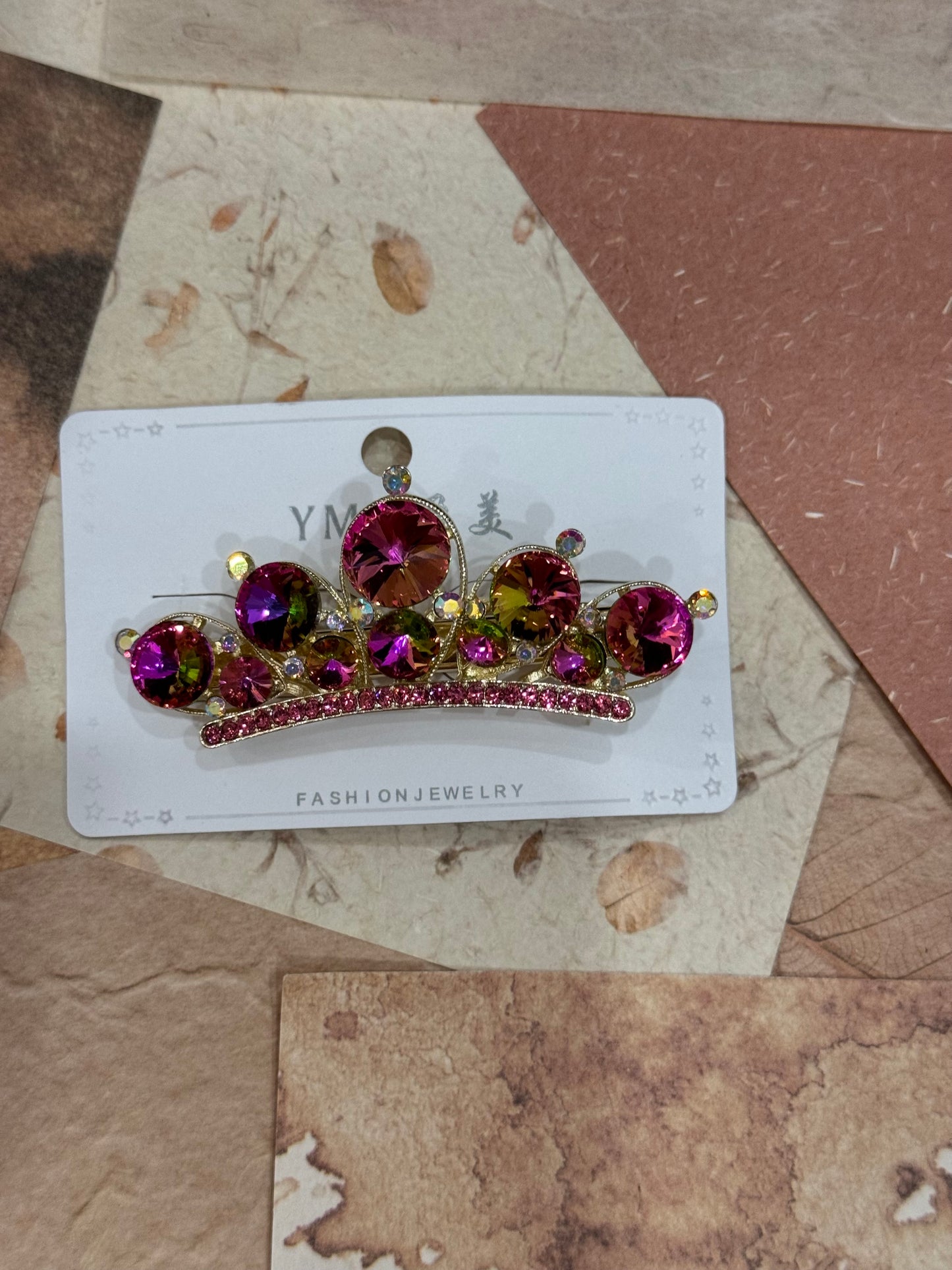 Crown Crystal hair clip