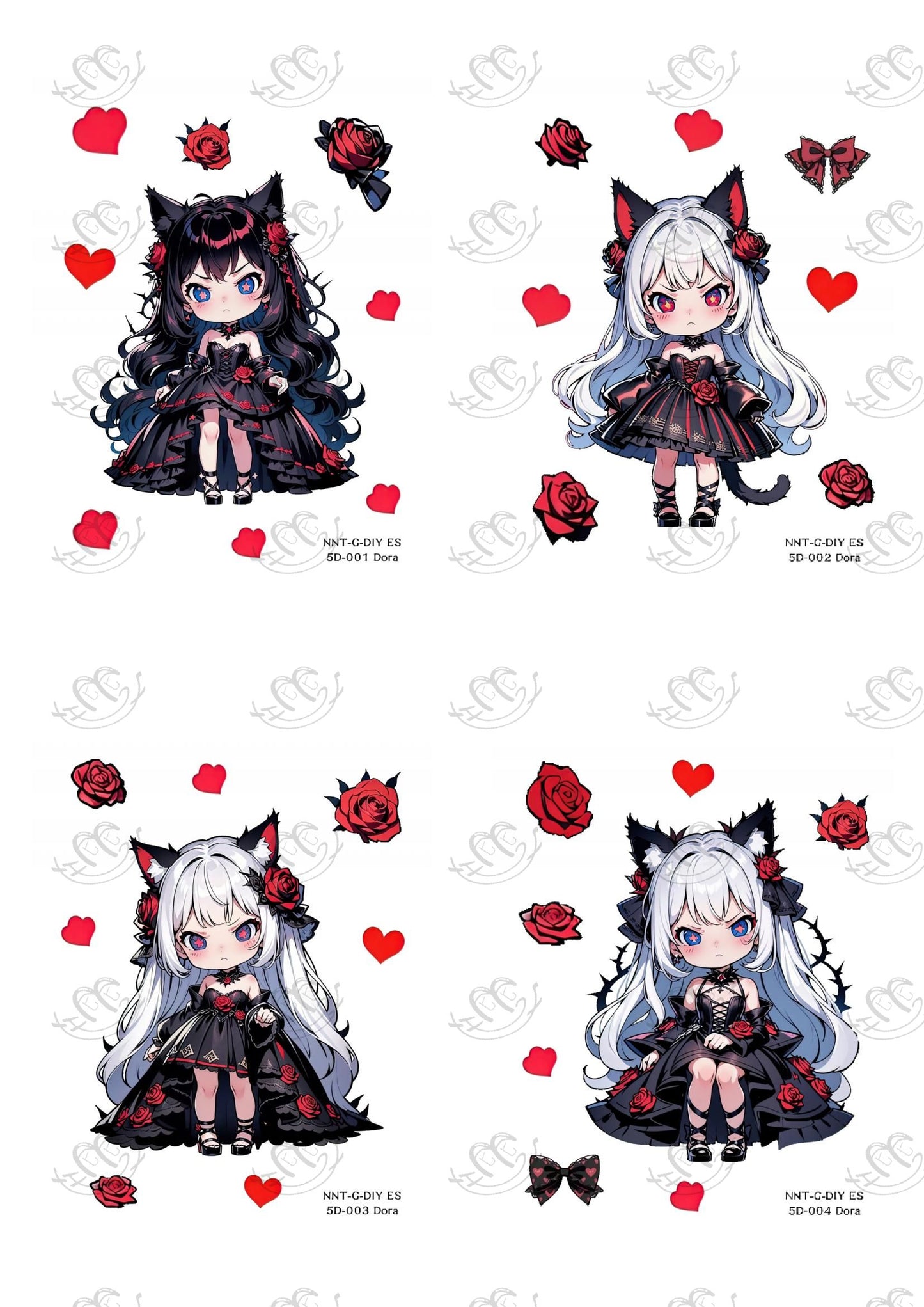 STICKER --ES02 9sets