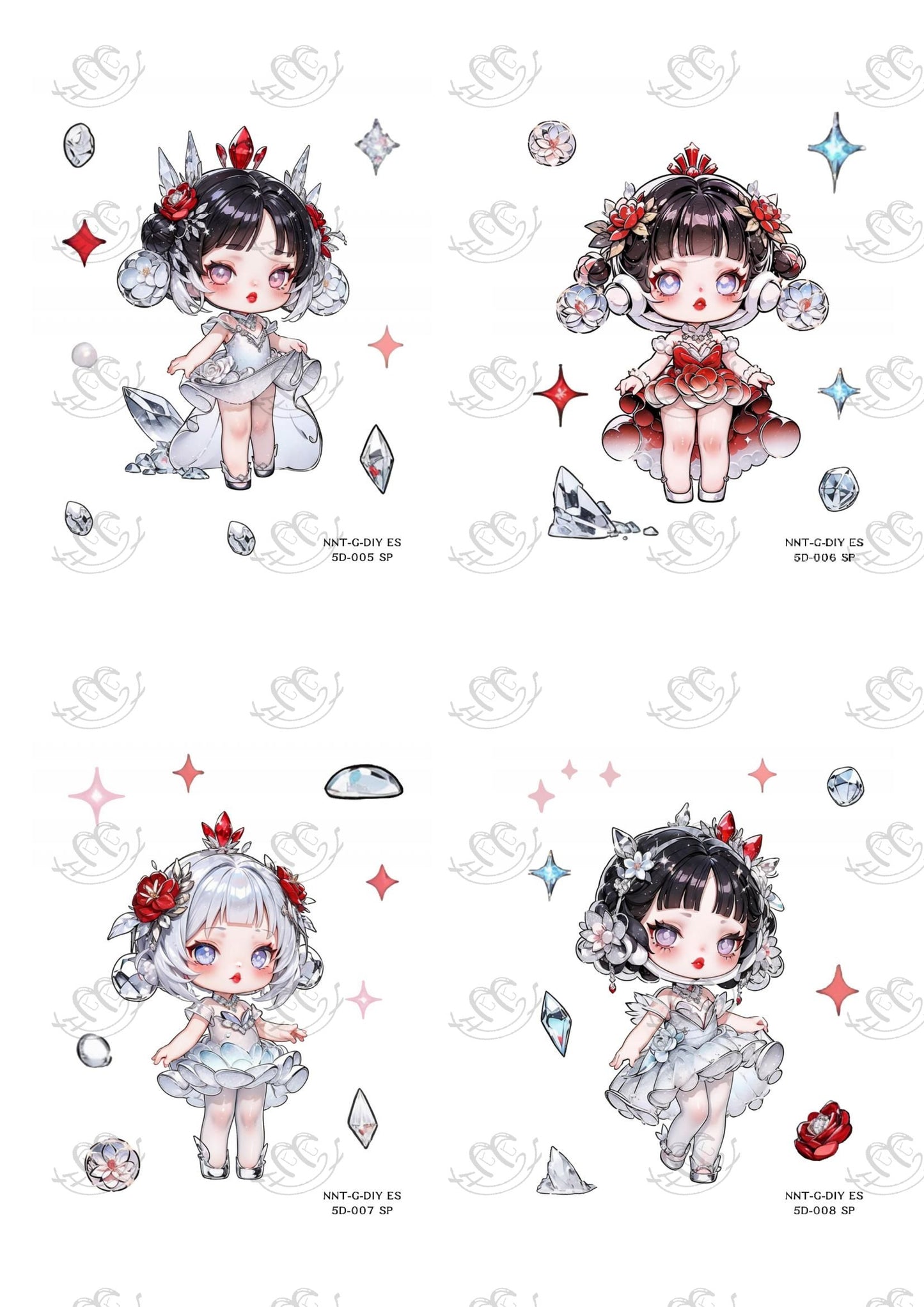 STICKER --ES02 9sets