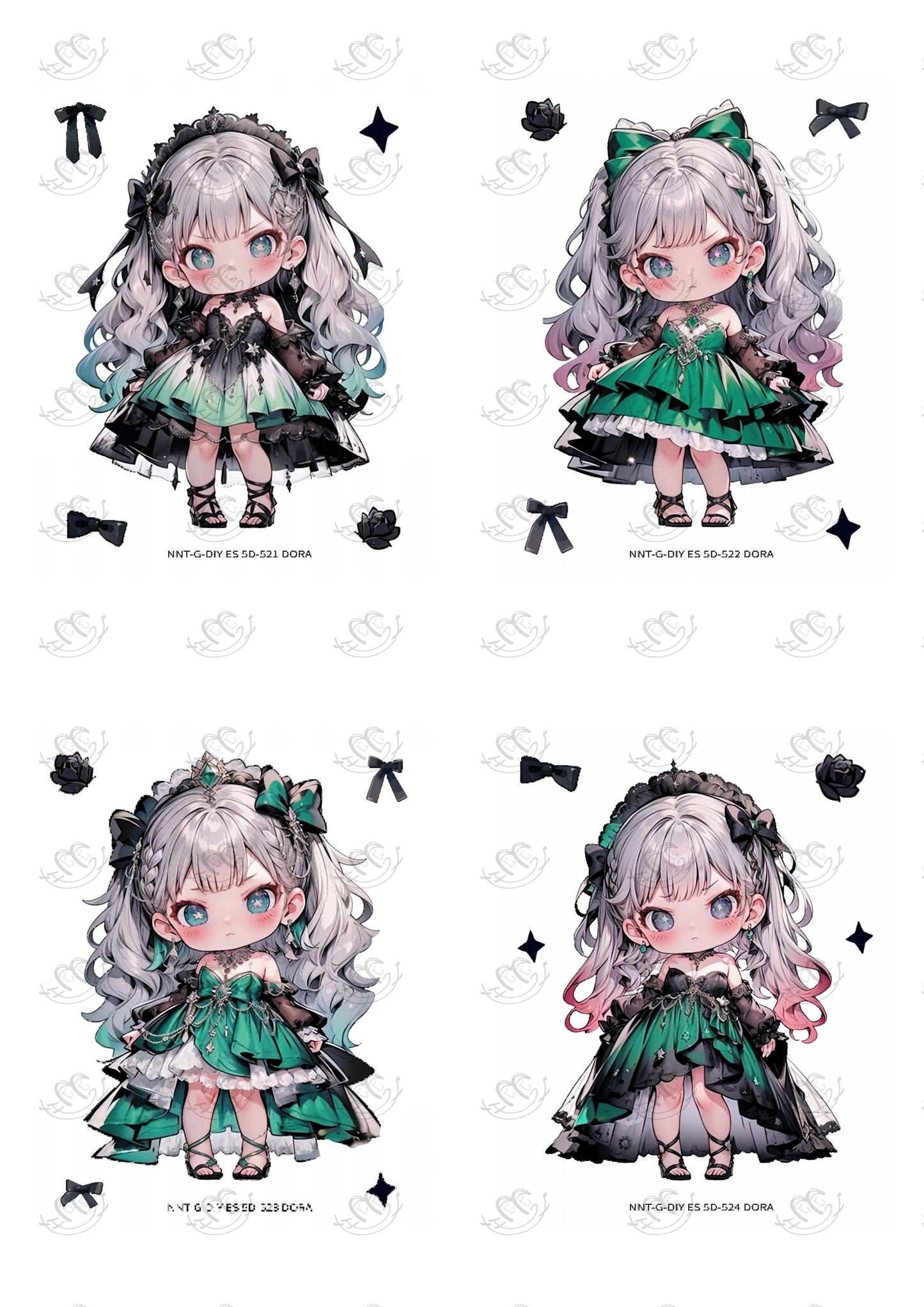 STICKER --ES04 9sets