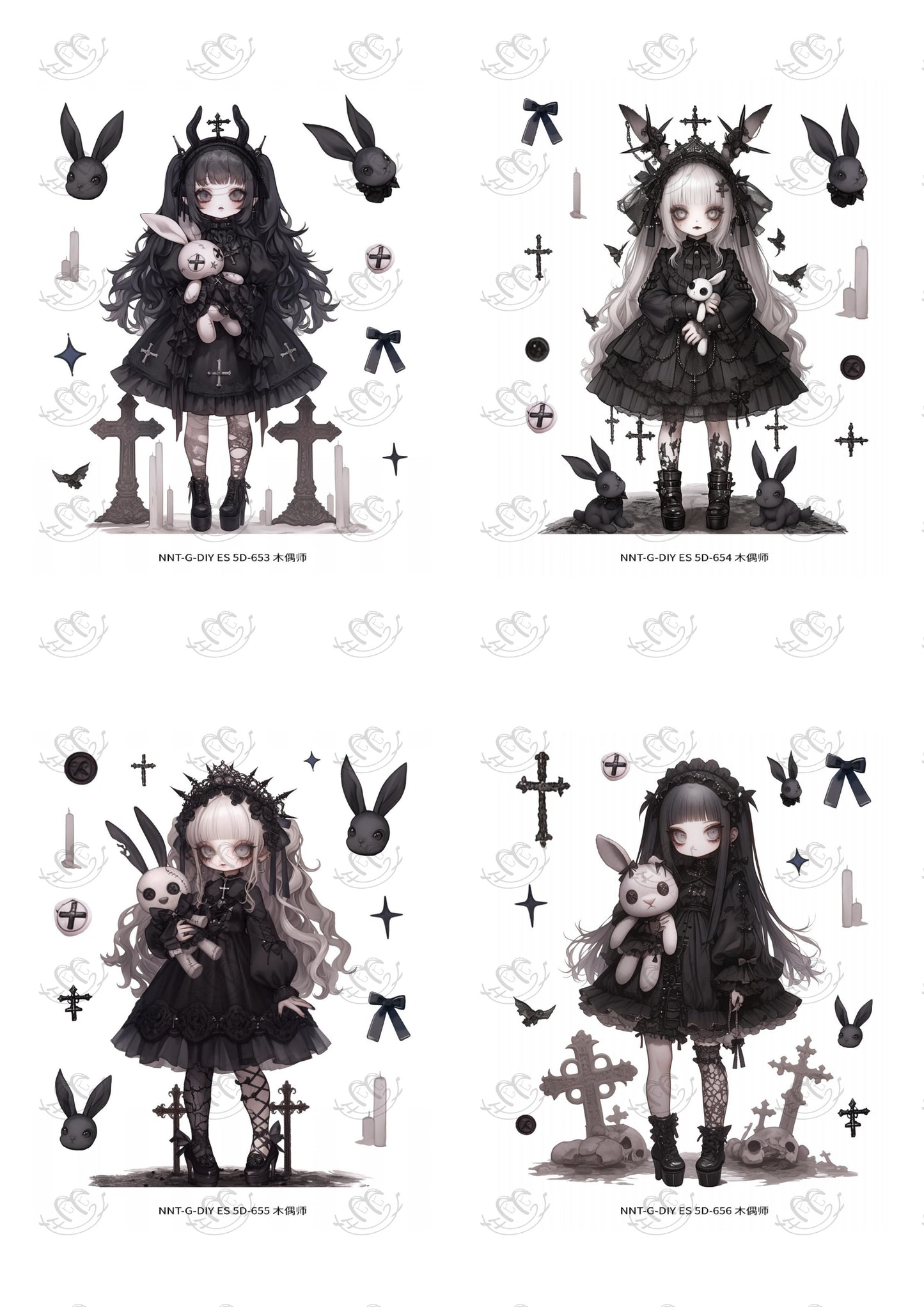 STICKER --ES06 9sets